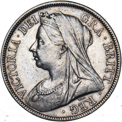 1895 Halfcrown - Victoria British Silver Coin - Nice