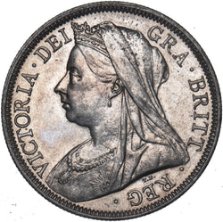 1899 Halfcrown - Victoria British Silver Coin - Very Nice