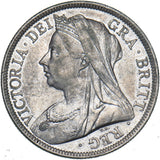 1900 Halfcrown - Victoria British Silver Coin - Nice
