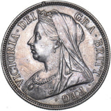 1900 Halfcrown - Victoria British Silver Coin - Very Nice