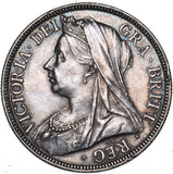 1900 Halfcrown - Victoria British Silver Coin - Very Nice