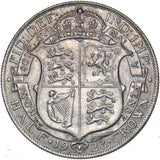 1923 Halfcrown - George V British Silver Coin - Very Nice