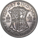 1928 Halfcrown - George V British Silver Coin - Superb