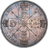 1887 Florin - Victoria British Silver Coin - Superb