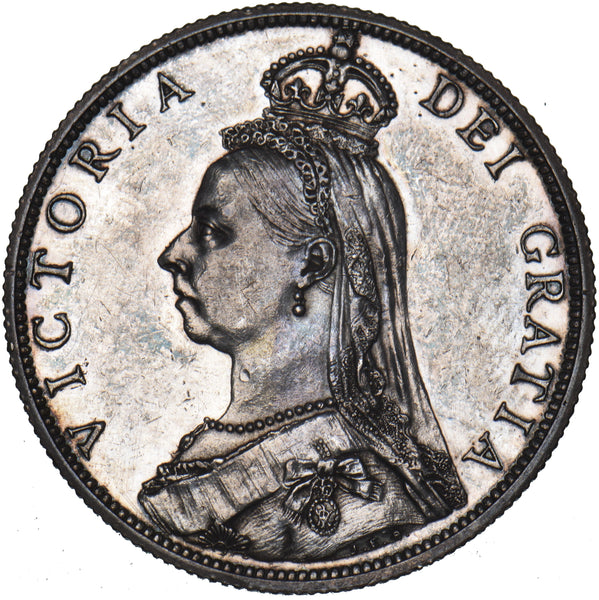 1887 Proof Florin - Victoria British Silver Coin - Very Nice