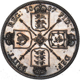1887 Proof Florin - Victoria British Silver Coin - Very Nice