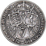 1899 Florin - Victoria British Silver Coin