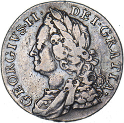 1758 Shilling (Mount Marks) - George II British Silver Coin