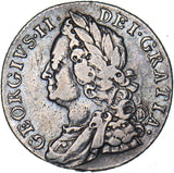 1758 Shilling (Mount Marks) - George II British Silver Coin