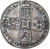 1758 Shilling (Mount Marks) - George II British Silver Coin