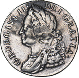 1758 Shilling (Ex-Mount) - George II British Silver Coin