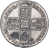1758 Shilling (Ex-Mount) - George II British Silver Coin