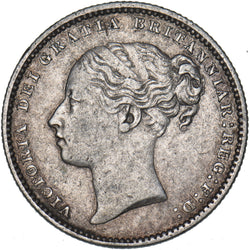 1880 Shilling - Victoria British Silver Coin - Nice