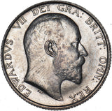 1910 Shilling - Edward VII British Silver Coin - Very Nice