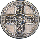 1757 Sixpence - George II British Silver Coin