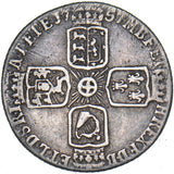 1757 Sixpence - George II British Silver Coin - Nice