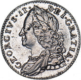 1758 Sixpence - George II British Silver Coin - Nice