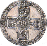 1758 Sixpence - George II British Silver Coin - Nice