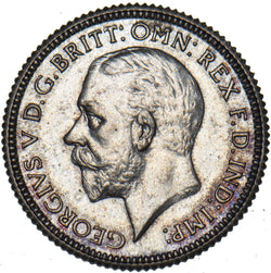 1927 Proof Sixpence - George V British Silver Coin - Superb