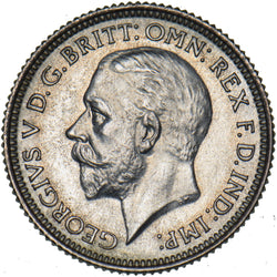 1927 Proof Sixpence - George V British Silver Coin - Superb