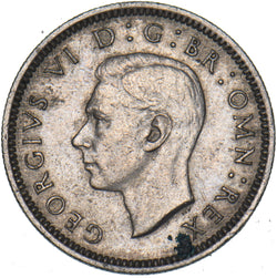 1952 Sixpence - George VI British  Coin - Nice