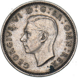 1952 Sixpence - George VI British  Coin - Nice
