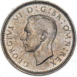 1951 Proof Sixpence - George VI British  Coin - Very Nice