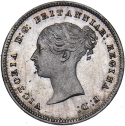 1859 Maundy Fourpence - Victoria British Silver Coin - Superb