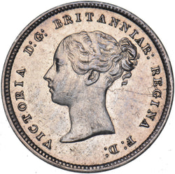 1871 Maundy Fourpence - Victoria British Silver Coin - Very Nice