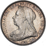 1897 Maundy Fourpence - Victoria British Silver Coin - Superb