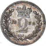 1838 Maundy Twopence - Victoria British Silver Coin - Superb