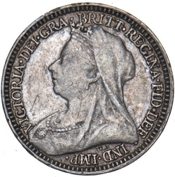 1893 Maundy Twopence - Victoria British Silver Coin - Very Nice
