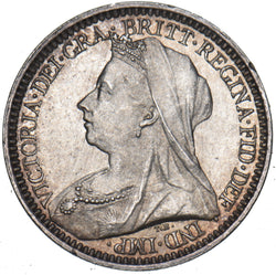 1897 Maundy Twopence - Victoria British Silver Coin - Superb