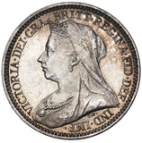 1898 Maundy Twopence - Victoria British Silver Coin - Superb