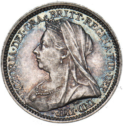 1899 Maundy Twopence - Victoria British Silver Coin - Superb
