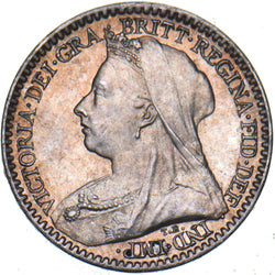 1897 Maundy Penny - Victoria British Silver Coin - Superb