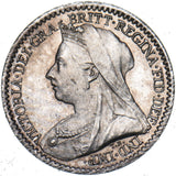 1898 Maundy Penny - Victoria British Silver Coin - Superb