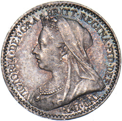 1899 Maundy Penny - Victoria British Silver Coin - Superb