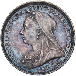 1901 Maundy Penny - Victoria British Silver Coin - Superb