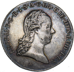 1792 A Austrian Netherlands 1/4 Kronenthaler - Silver Coin - Nice
