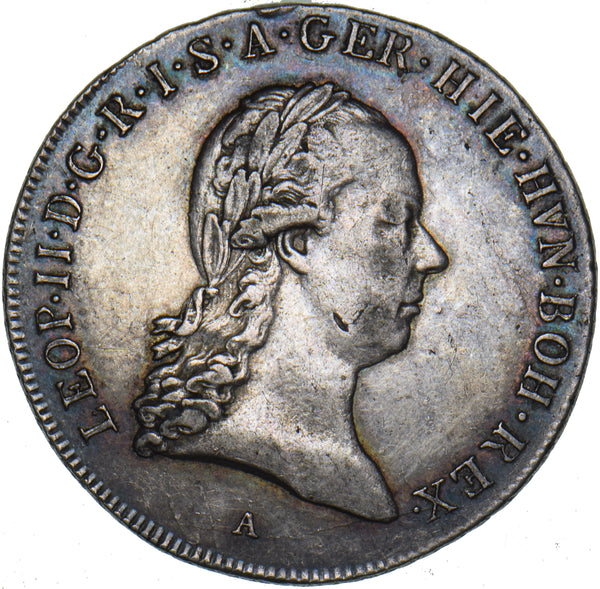 1792 A Austrian Netherlands 1/4 Kronenthaler - Silver Coin - Nice