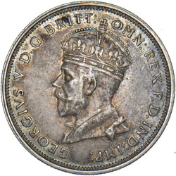 1927 Australia Florin (2 Shillings) - George V Silver Coin - Very Nice