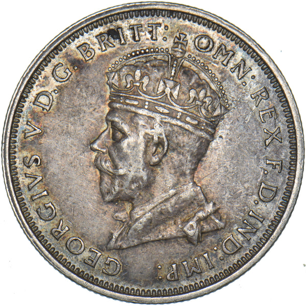 1927 Australia Florin (2 Shillings) - George V Silver Coin - Very Nice