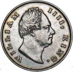 1835 F India Rupee - William IV Silver Coin - Nice