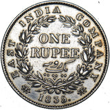 1835 F India Rupee - William IV Silver Coin - Nice