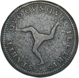 1786 Isle Of Man Penny - George III Copper Coin