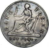 1808 Ireland 30 Pence bank Token - George III Silver Coin