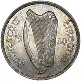 1930 Ireland Halfcrown - Silver Coin - Superb