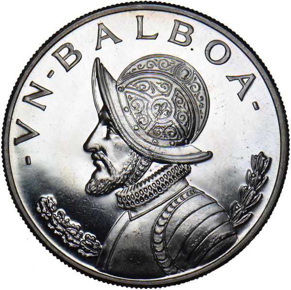 1966 Panama 1 Balboa - Silver Coin - Superb