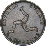 1839 Isle Of Man Halfpenny - Victoria Copper Coin - Nice